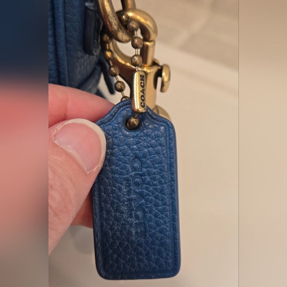 Coach 2020 Leather Mini Camera 16 Blue Crossbody Bag - Picture 4 of 13